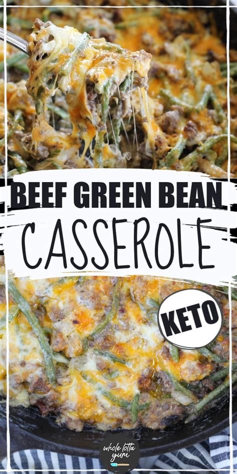 Add the oil or butter along with the onion and mushrooms. A keto ground beef casserole recipe with green beans ...