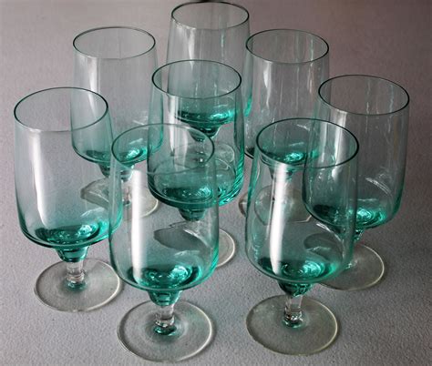 Check spelling or type a new query. Sasaki Harmony Aqua Set of 8 Stunning Ice Tea Glasses Mid ...