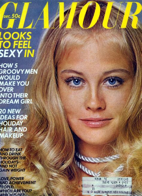 Cybil Shepherd - Glamour Dec 1969 (age 19) | Cybill shepherd, Glamour magazine cover, Glamour ...