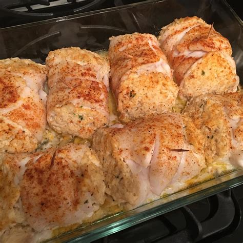 Simple tasty baked fish recipe with that cajun kick. Fish Roll-Ups Recipe - Allrecipes.com