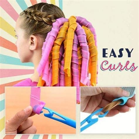 Hair rollers night sleep foam hair curler rollers. No Heat Magic Hair Curlers - Online Low Prices - Molooco Shop