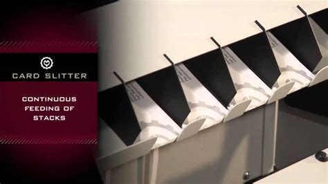 Business card slitter features quick change cassettes. Martin Yale Business Card Slitter Demo Video - YouTube
