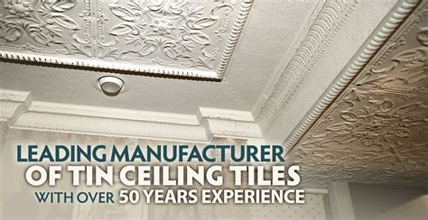 Leading manufacturer of tin ceiling tiles and custom metal products with over 50 years experience. Leading Manufacturer of Tin Ceiling Tiles - Brian Greer's ...