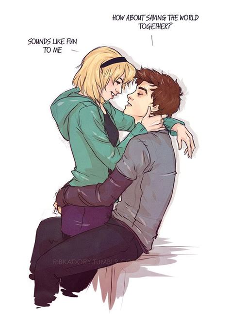 You plan a tirp to paris for you and your boyfriend but end up going by yourself and having the time of iced latte⇔ mob!tom x barista!reader. Gwen Stacy (Spider-Woman) and Peter Parker (Spider-Man ...