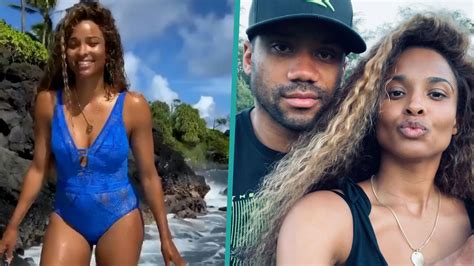 Hard to get in it, but it molded my pooch perfectly. Ciara Shows Off Sexy Post-Baby Bod In Bathing Suit On ...