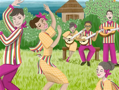 Tinikling Folk Dance Filipino Art Instant Digital Print - Etsy