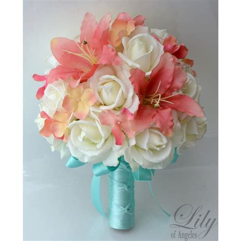 Check spelling or type a new query. Coral Tiffany blue Ivory Blue Real Touch Roses | Coral ...