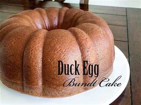 What's more, you can make a variety of foods with eggs. Duck Egg Bundt Cake · Cheeky Little Bird | Duck egg cake ...