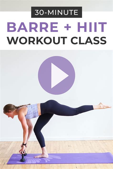 As more and more people forgo fitness studios to exercise at home, one workout is gaining renewed buzz: Barre Fitness: 30-Minute Power Barre Workout Video | Hiit ...