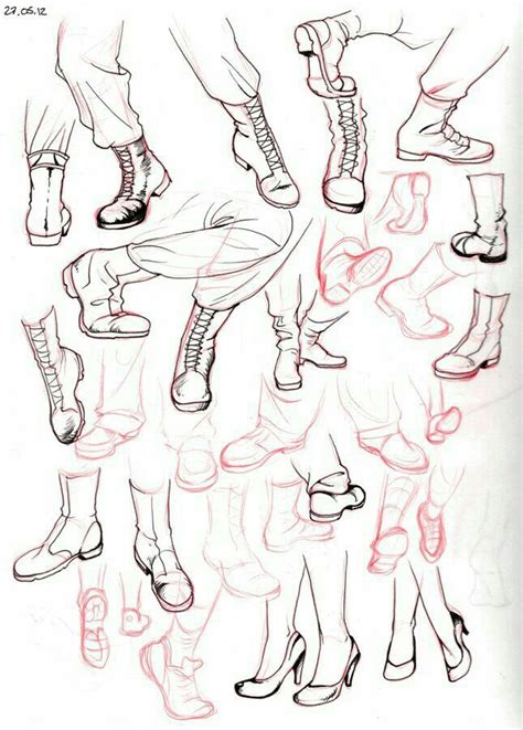 Add the shoes/water balloons under the ankle. Shoes; How to Draw Manga/Anime | drawing tutorials ...