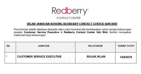 The electrical division of minconsult sdn bhd traces its beginning back to 1971. Jawatan Kosong Terkini Redberry Contact Center ~Eksekutif ...