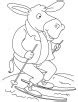 Most of these donkey coloring pages are great for those kids who are new to this craft. Honking donkey coloring page | Download Free Honking ...