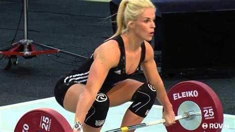 Maude charron wins gold in women's 64kg weightlifting. RIG 2016 Ólympískar lyftingar // Olympic weightlifting ...