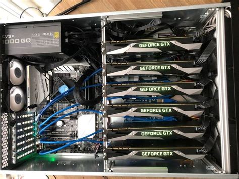 This is where a bitcoin mining rig differs from a regular pc in that you can't have all the graphics cards directly. CLEAN QUIET 180 MH ETH 2700 SOL Eth Zcash Bitcoin Mining ...