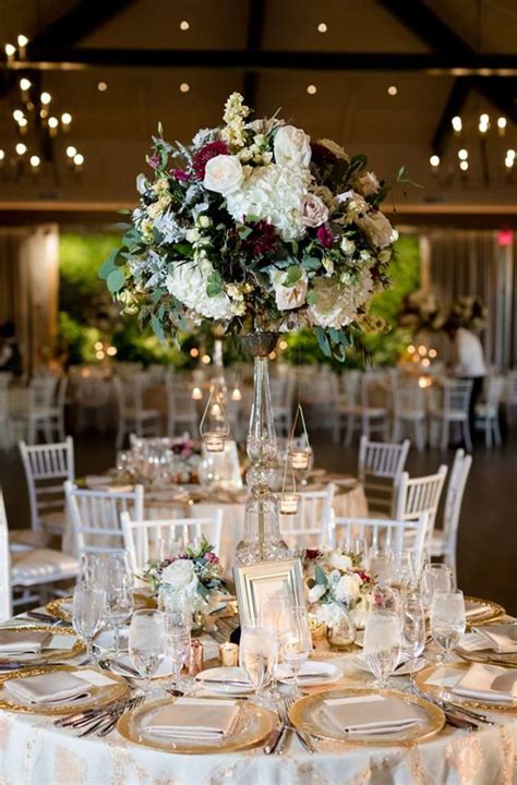 Greenery wedding centerpieces can fit any season including winter, it can be eucalyptus, boxwood and all kinds of foliage and greenery you like. October Wedding - Centerpiece - Greenery | Wedding ...