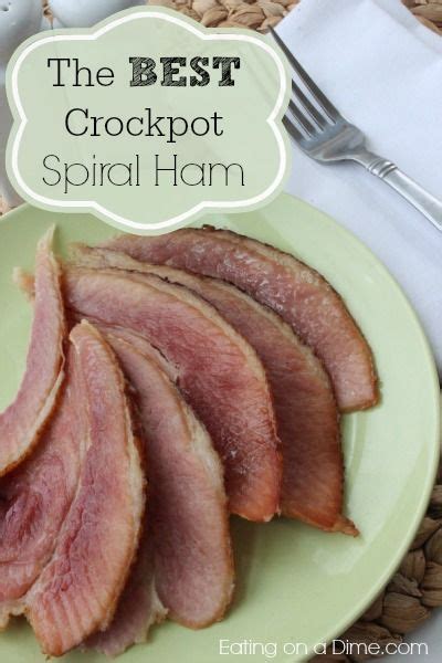 Slow cooker ham is perfect for the holidays and frees up your oven. Crockpot Spiral Ham | Recipe | Cooking spiral ham, Food ...