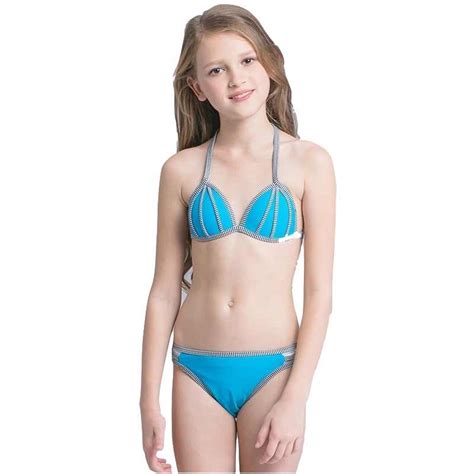 I went on a trip to brazil last year and noticed that no matter how big a woman was, she wore a tiny string bikini, so i got rid of all my big bathing suits and never looked back! 2018 Girls Kids Halter Micro Bikini Set Swimsuit Beach ...