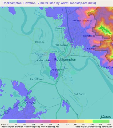 Looking for driving directions or maps of rockhampton in queensland, australia? Elevation of Rockhampton,Australia Elevation Map ...