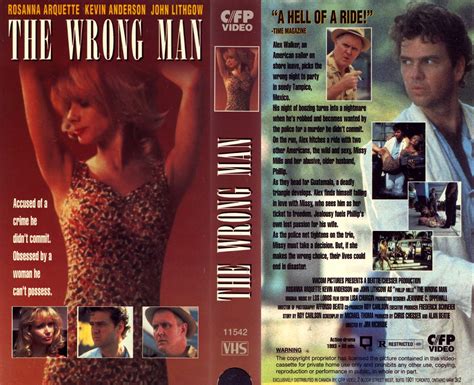 The latest tweets from ✌🏼rosanna arquette (@roarquette). VHS Cover Scans: The Wrong Man (1993)