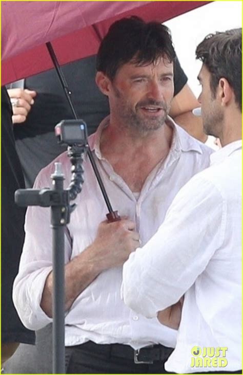 Starring hugh jackman, rebecca ferguson, thandiwe newton, daniel wu. Hugh Jackman & Stunt Double Film 'Reminiscence' in New ...