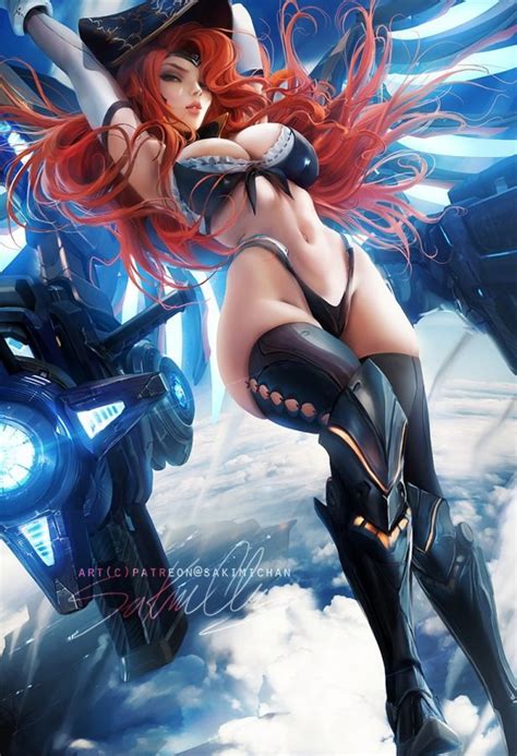 Последние твиты от not virgin (@pakgirlspics). Miss Fortune (LOL) by #Sakimichan | Fantasy Art Village