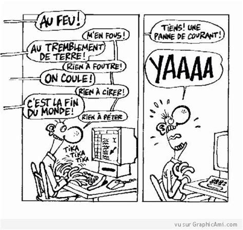 Ce serait un problème chez un des plus importants fournisseurs. Fin du Monde - Panne de Courant | Humor, Lol, Comics