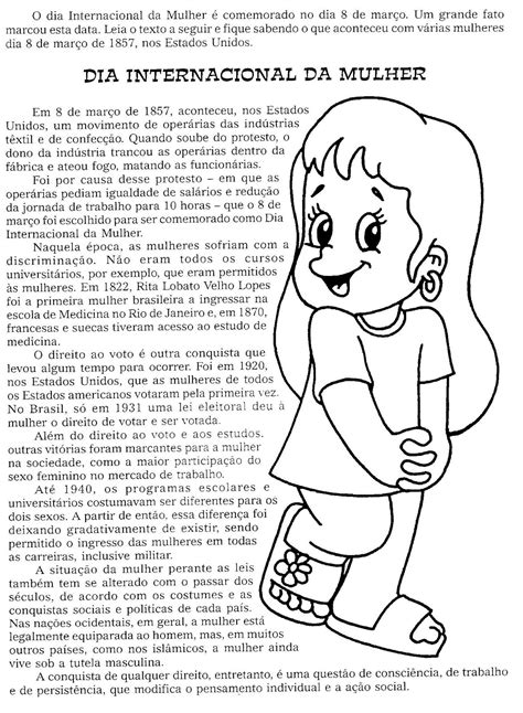 O dia nacional da matemática é comemorado em 6 de maio, de acordo com lei aprovada pelo congresso nacional em 2004, de autoria da deputada professora raquel teixeira. ATIVIDADES DIA DA MULHER DESENHOS EXERCÍCIOS LEMBRANÇAS ...