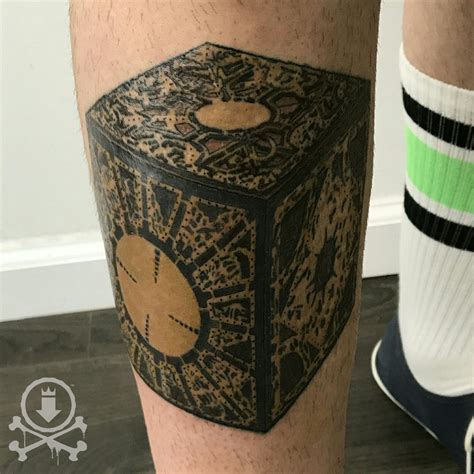 Volume 3 and volume 4 will follow in 2022. Awesome Lemarchand's puzzle box from Hellraiser tattoo by Tami Rose. #12ozstudios #team12oz # ...