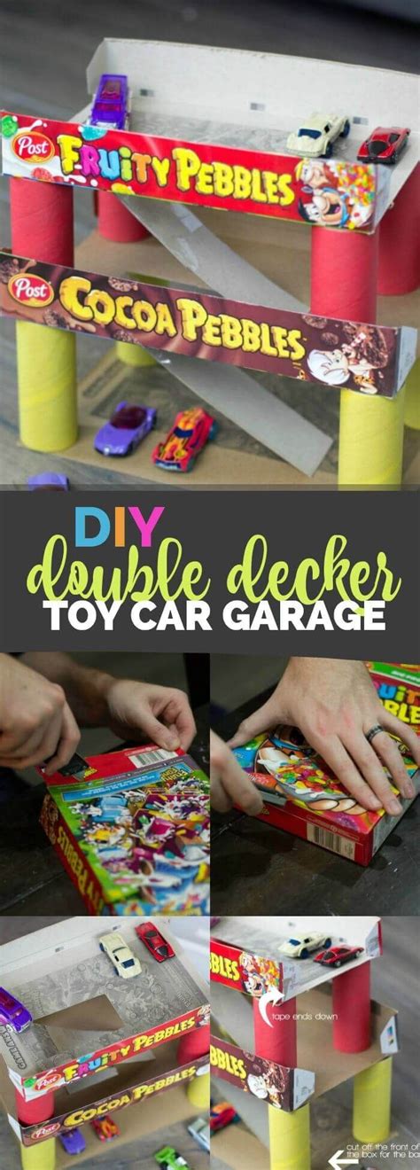 Diy upcycle toy car garage. DIY Double Decker Toy Car Garage (With images) | Toy car garage, Car garage, Toy car