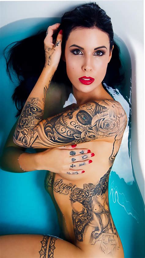 Pink lotuses, specifically, are the symbol of buddha himself. Beautiful tattoos on beautiful girls are look well ...