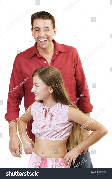 Father Teasing His Daughter Stock Photo 1209357 : Shutterstock