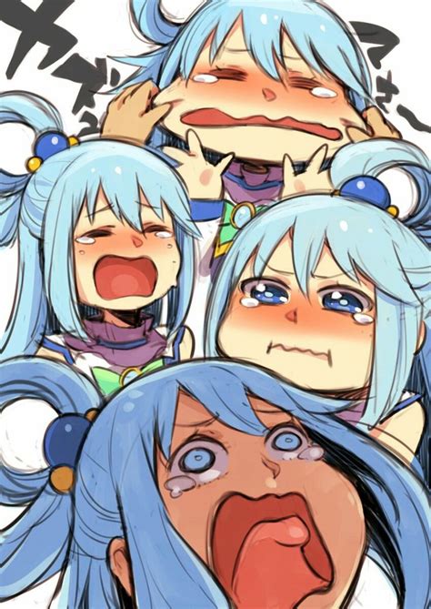6 tonikaku kawaii hd wallpapers and background images. Konosuba || Aqua, funny faces xD | Anime, Kawaii anime ...