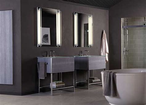 Louis 70 series 48 vanity with white quartz top and ceramic sink. Fashion-Forward Bathroom Vanities by Robern - Interior ...