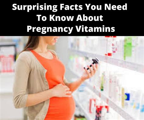 Surprising Facts About Pregnancy Vitamins & Supplments