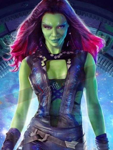 Successivamente nel 2018 e nel 2019, reinterpreta gamora nei film blockbuster avengers: Zoe Saldana Guardians Of The Galaxy Gamora Costume ...