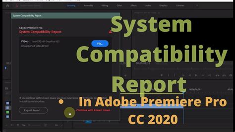 Adobe premiere pro 2019 system compatibility report. System Compatibility Report Adobe Premiere Pro CC 2020 ...