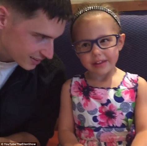 Cost of jerking his head. Emma Rester reunited with her soldier dad on The Ellen ...