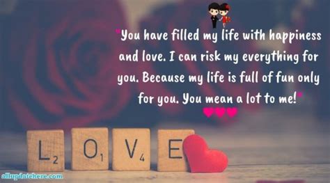 Create a message for your girlfriend or wife that is a i hope this message brings that very smile to your face and sets the tone for a beautiful day filled with happiness. 32 Best Romantic Love Messages for Wife to Make Her Smile ...