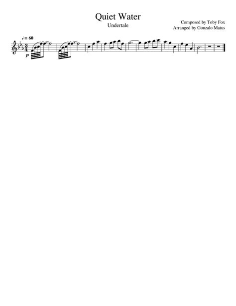 Instrumental solo in g major. Quiet Water - Violin Solo Sheet music for Violin (Solo ...