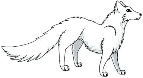 Free artic fox coloring page for kids. Coloring Pages | Cute Easy Fox Coloring Pages