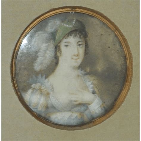 framed-19th-century-portrait-miniature-of-woman-w-elaborate-headdress