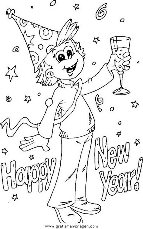 Malvorlagen zum ausdrucken frohes neues jahr 2020 für kinder happy new year 2020 coloring page in malvorlagen ausmalen. Neujahr Malvorlagen Download - Malvorlagen