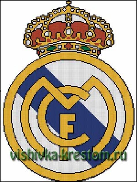 We have 769 free real madrid vector logos, logo templates and icons. Схема для вышивки крестом: эмблема футбольного клуба Реал ...