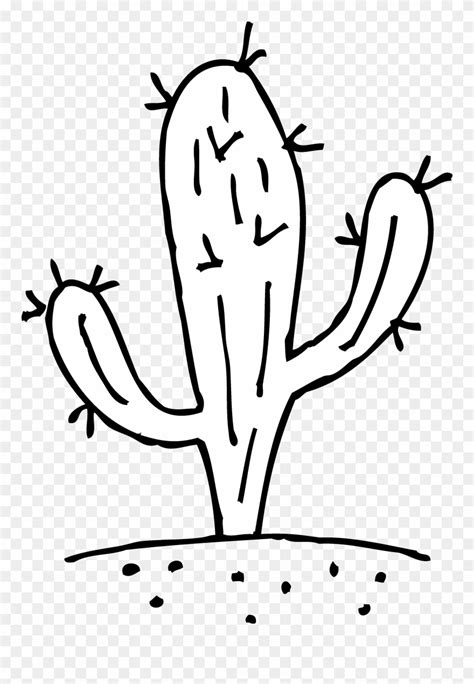 Similar with cactus clipart png. Cactus clipart black and white, Cactus black and white ...