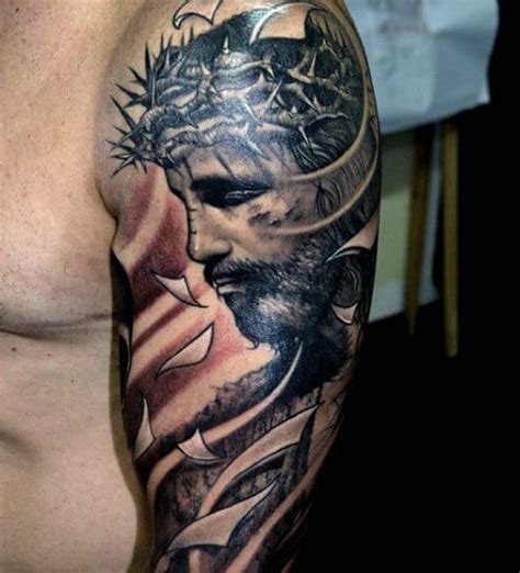 Check spelling or type a new query. 100 Christian Tattoos For Men - Manly Spiritual Designs