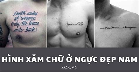 Một số chủ đề hình xăm nam đẹp đáng chú ý khác. Hình Xăm Chữ Ở Ngực Đẹp Nam ️ Top Tattoo Chữ Chất