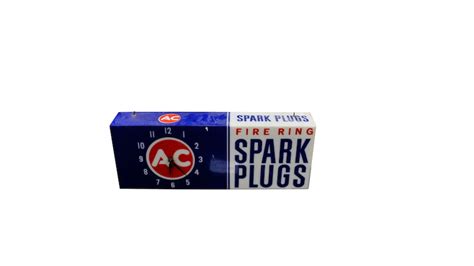 So how does one do this? A-C Fire Ring Spark Plugs, Single-Sided Light-Up Clock ...