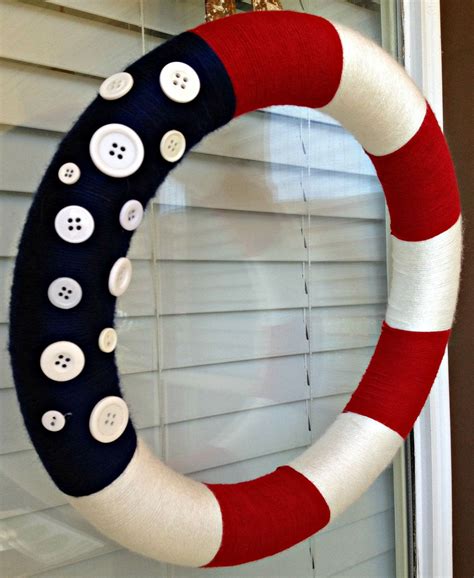 Fourth Of July Wreath | Fourth of july decor, Fourth of july, July crafts