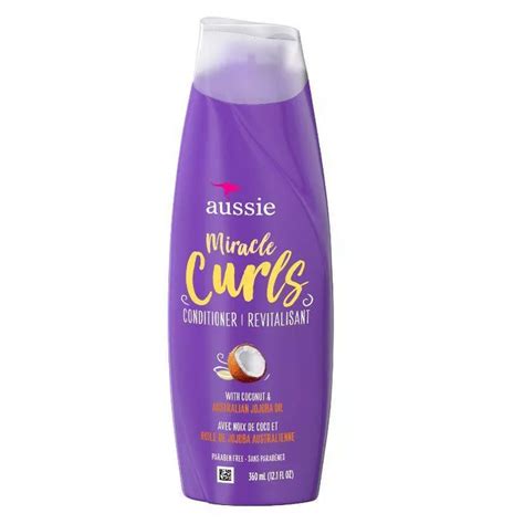 Put a little in your palms, rub together and run through wet or dry hair. Aussie Paraben-Free Miracle Curls Conditioner with Coconut ...