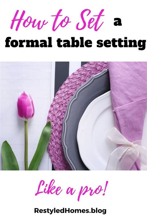 All utensils are placed on the napkin: Table Setting Diagram and Dinner Etiquette Reminders ...